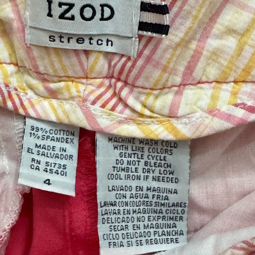 Izod Stretch Women’s size 4, bright pink capris, like new, never worn, EUC - Picture 2 of 4